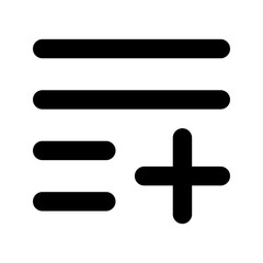 Obraz premium playlist icon