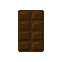Chocolate Bar Icon Doodle Cartoon Vector Illustration