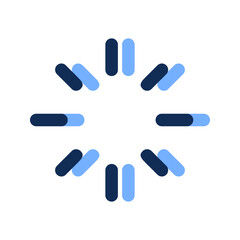 loading filled line icon