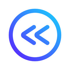 back forward gradient icon