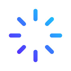 loading gradient icon