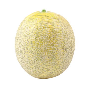 Yellow Cantaloupe Melon On Transparent Png