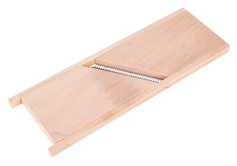 Wooden eco friendly grater for vegetables isolated on transparent background png clipart
