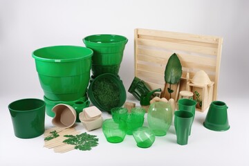 ecomall, with wide selection of eco-friendly products for home, garden and office, created with generative ai