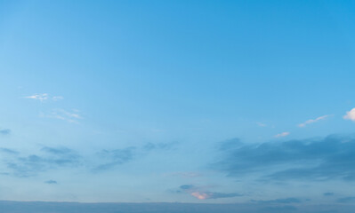 Gray clouds in the sky