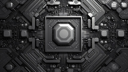 A, integrated circuits, semiconductors, chips, industrial technology, inside technology used everywhere in this world, Automated robotics, GPU, architecture
