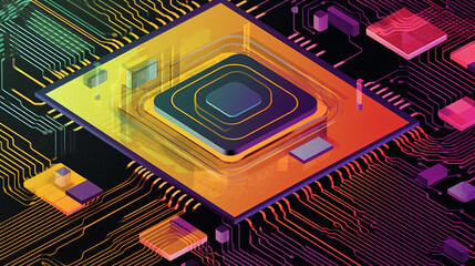 A, integrated circuits, semiconductors, chips, industrial technology, inside technology used everywhere in this world, Automated robotics, GPU, architecture