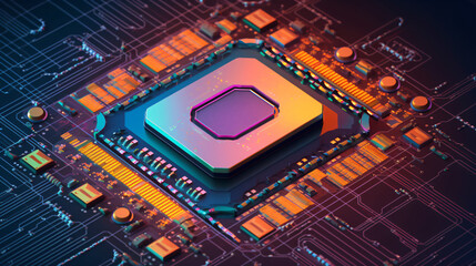 A, integrated circuits, semiconductors, chips, industrial technology, inside technology used everywhere in this world, Automated robotics, GPU, architecture