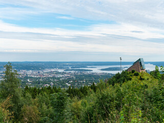 Panorama view of oslo, Norway