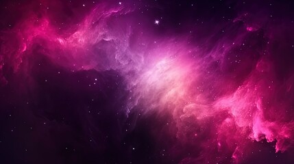 Fototapeta premium Pink universe light. Galaxies sky in space Planets and stars beauty of Galaxy space exploration.