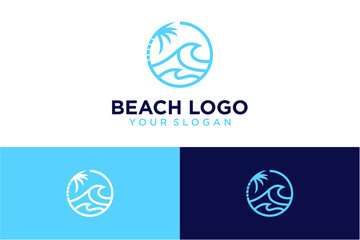 beach logo design