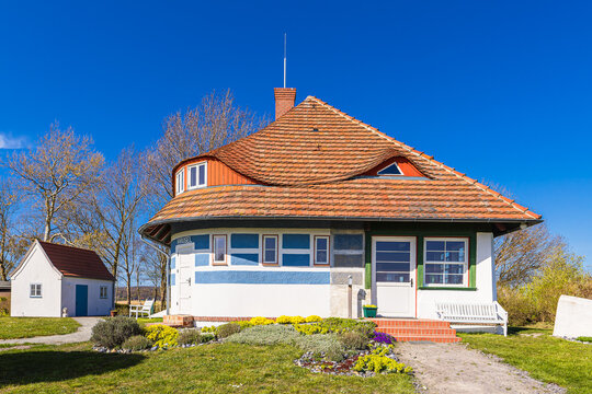 Das Asta Nielsen Haus Karusel in Vitte auf der Insel Hiddensee