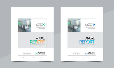Fototapeta na wymiar Cover design for annual report and business catalog, magazine, flyer or booklet. Brochure template layout. A4 cover vector EPS-10