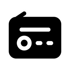 radio glyph icon