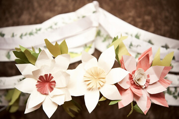 beautiful paper flower crafts