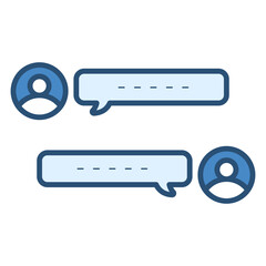 Fototapeta premium chatting illustration