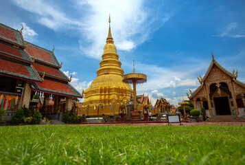 Phra That Hari Phun Chai, Lamphun Province, Thailand.