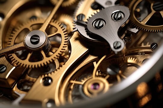 Craftsmanship and Complexity in a Clockwork Mechanism. Generative AI




