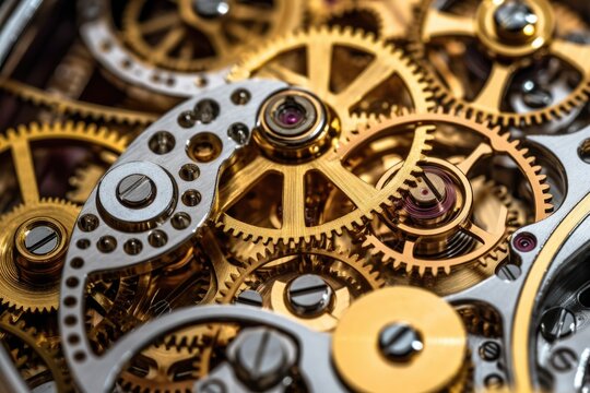 The Complexity of Time: Inside a Clockwork Mechanism. Generative AI

