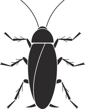 Insect order blattodea cockroach geometric icon illustration
