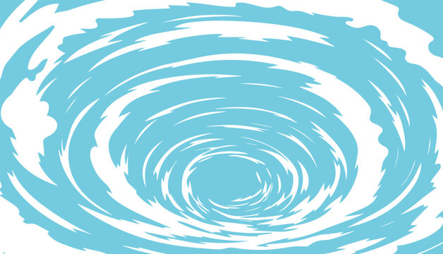 White-blue flat background with cloud swirl or whirlpool.