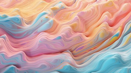 Obraz premium The abstract flowing background of colored pigments
