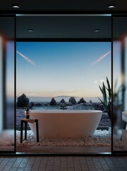 Sophisticated Living Space, Combining Elegant Furniture and Architectural Design