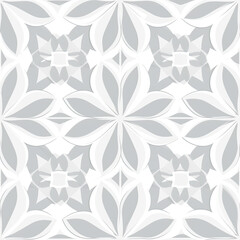 Fototapeta na wymiar grey and white pattern, seamless, tile