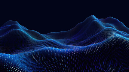 Naklejka premium Abstract linear waves pattern background