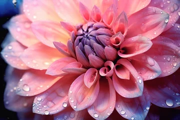 Deurstickers Close up of captivating petal textures © id512