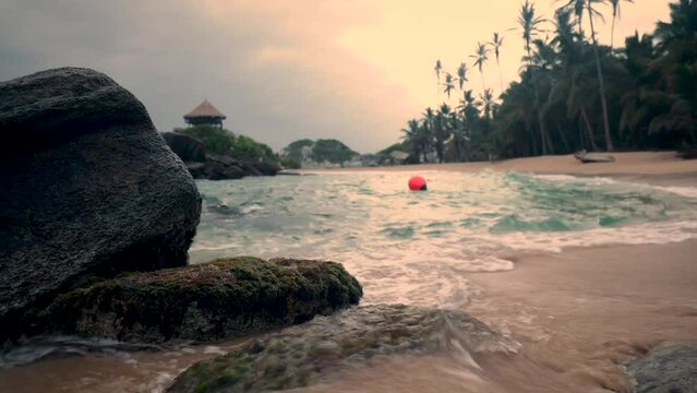 Cabo San Juan, Colombia, Tayrona National Natural Park, summer at the beach