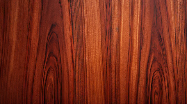 Mahogany wood texture background. AI