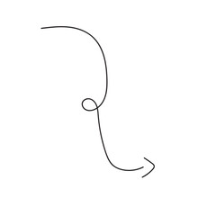 hook isolated on black