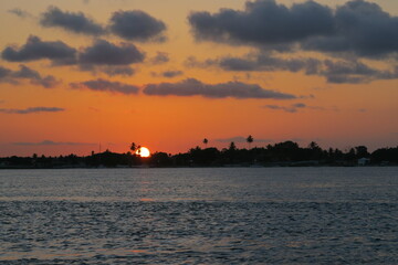 Obraz premium sunset over the sea