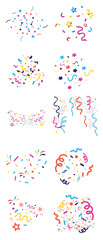 Colorful Confetti Set Collection