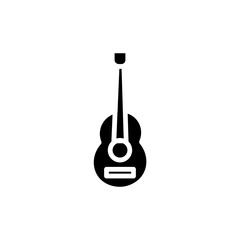 Guitar Music Instrument Solid Icon