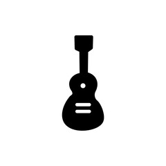 Guitar Music Instrument Solid Icon