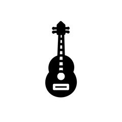 Guitar Music Instrument Solid Icon