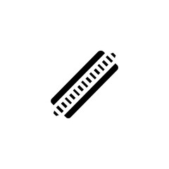 Harmonica Folk Instrument Solid Icon