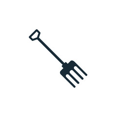 Rake Icon Design Template Elements
