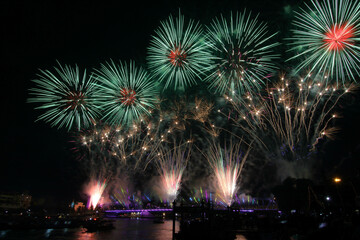 Naklejka premium fireworks