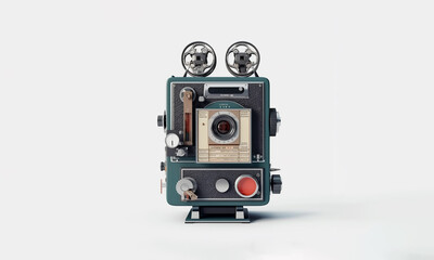 Old Camera Retro Vintage Analog with Generative AI technology