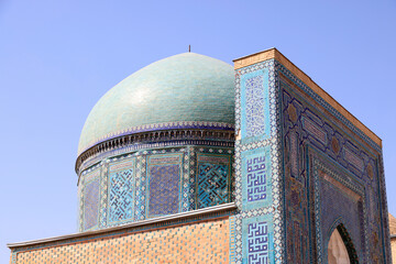 The Shakhi Zinda necropolis in Samarkand, Uzbekistan