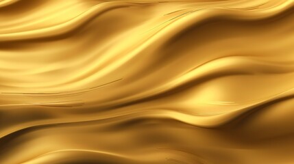 golden waves background, generate ai