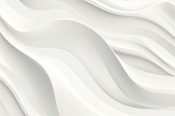 Obraz premium Abstract White Silky Smooth Elegant Ornate Texture Generative AI 