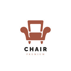 Fototapeta premium armchair furniture traditional logo vector for industry