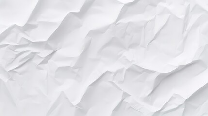 Obraz premium White crumpled paper texture background. Crumpled paper ball isolated on white with clipping path. abstract background of crumpled white paper, generate ai