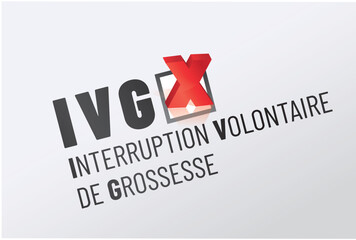 contre l'IVG - interruption volontaire de grossesse en France
