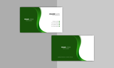 Creative unique, Modern and Corporate business visiting card design template ideas for personal identity stock illustration