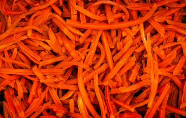 Fototapeta premium Karottenstreifen 